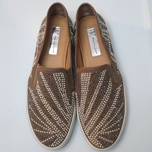 I.N.C. Sammee Slip-on Sneakers, Taupe, 7M